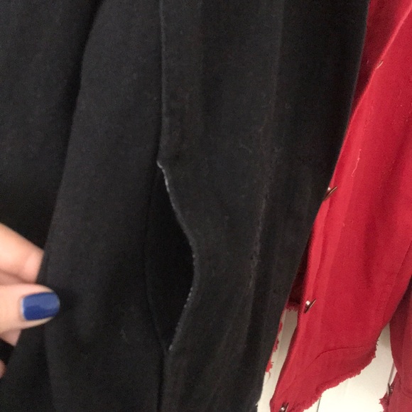 Embroidered Split distressed LF denim jacket - Picture 6 of 6